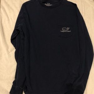 Navy long sleeve Vineyard Vines shirt